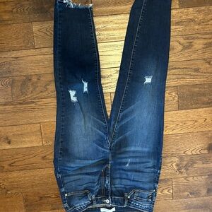 KanCan Dark Blue Distressed Skinny Jeans